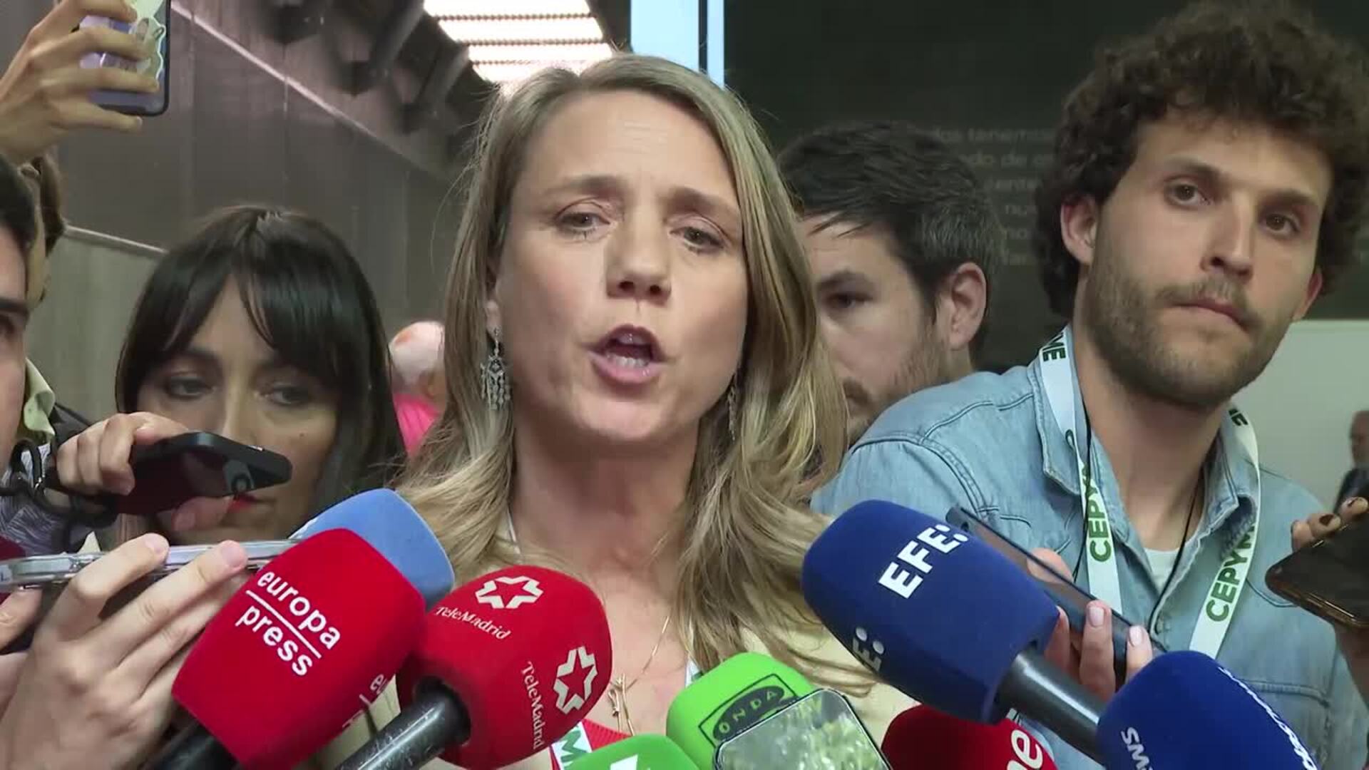 Ángela de Miguel tras ser elegida presidenta de Cepyme: "Estoy muy contenta con este resultado"