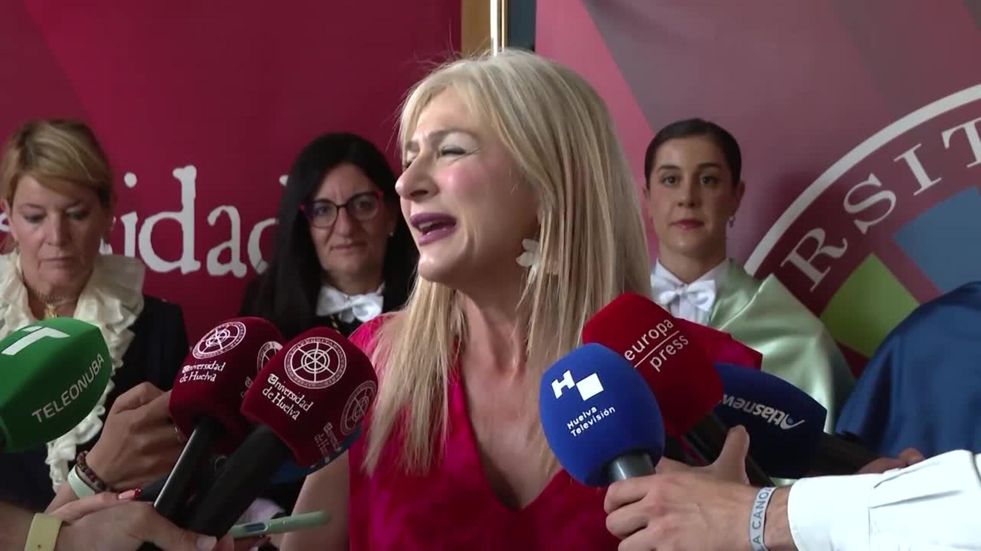 La deportista Carolina Marín investida como Doctora Honoris Causa de la Universidad de Huelva