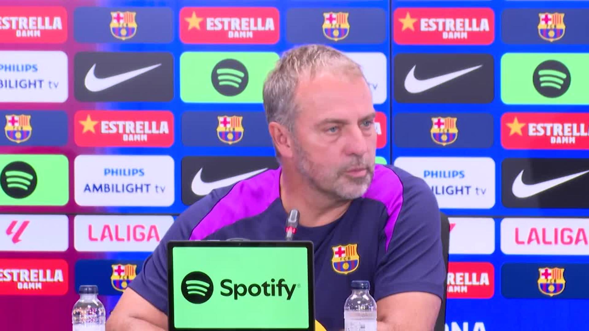 Hansi Flick: "Balde estará de vuelta pronto y con Lamine tenemos que esperar"