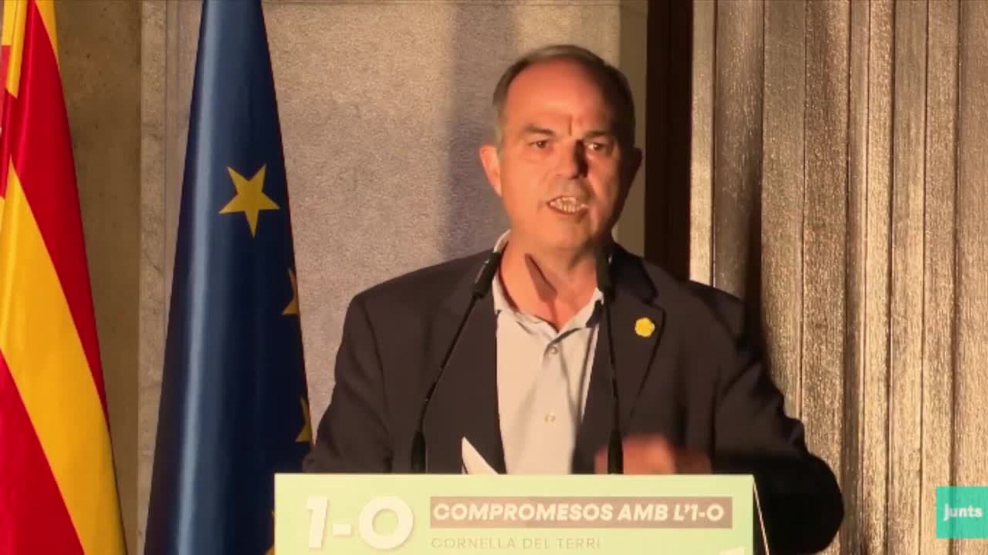 Turull defiende la vigencia del 1-O: "No es volver a hacerlo, se trata de acabarlo de hacer"