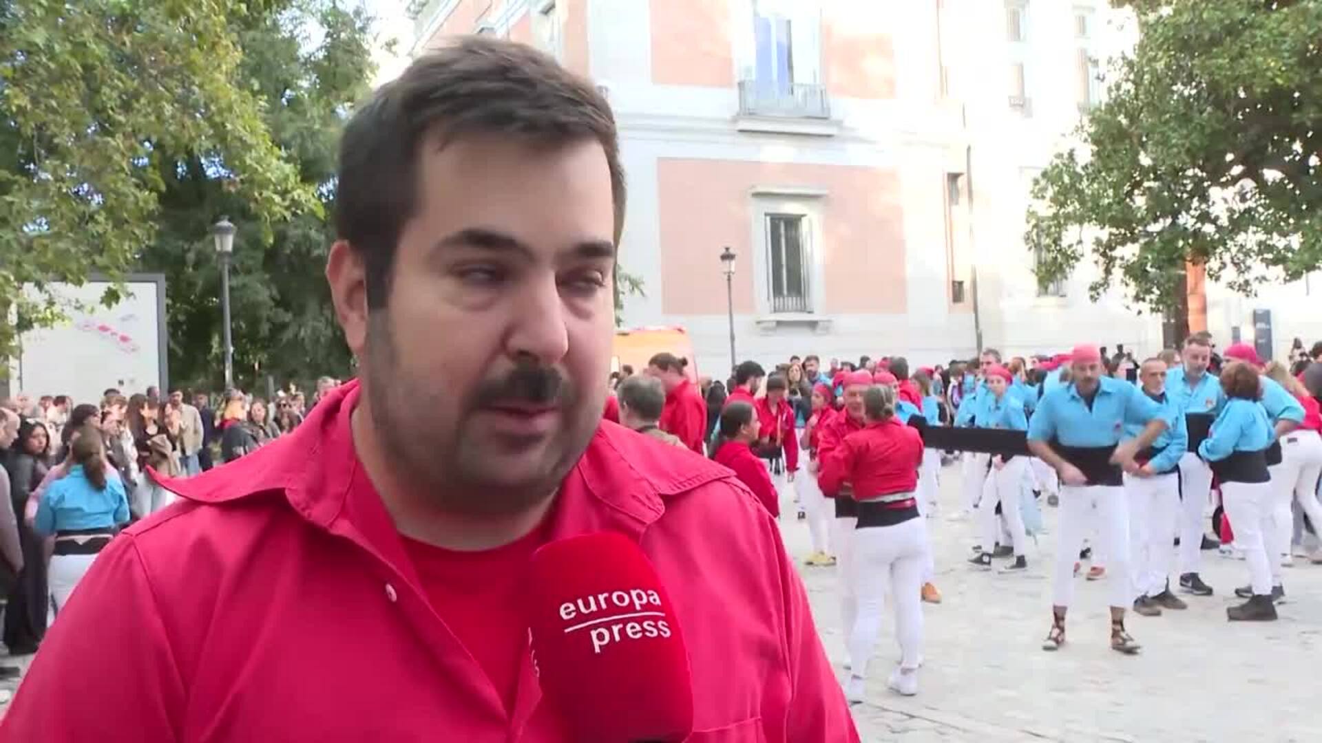 La Colla Castellera de Madrid celebra su diada de invierno