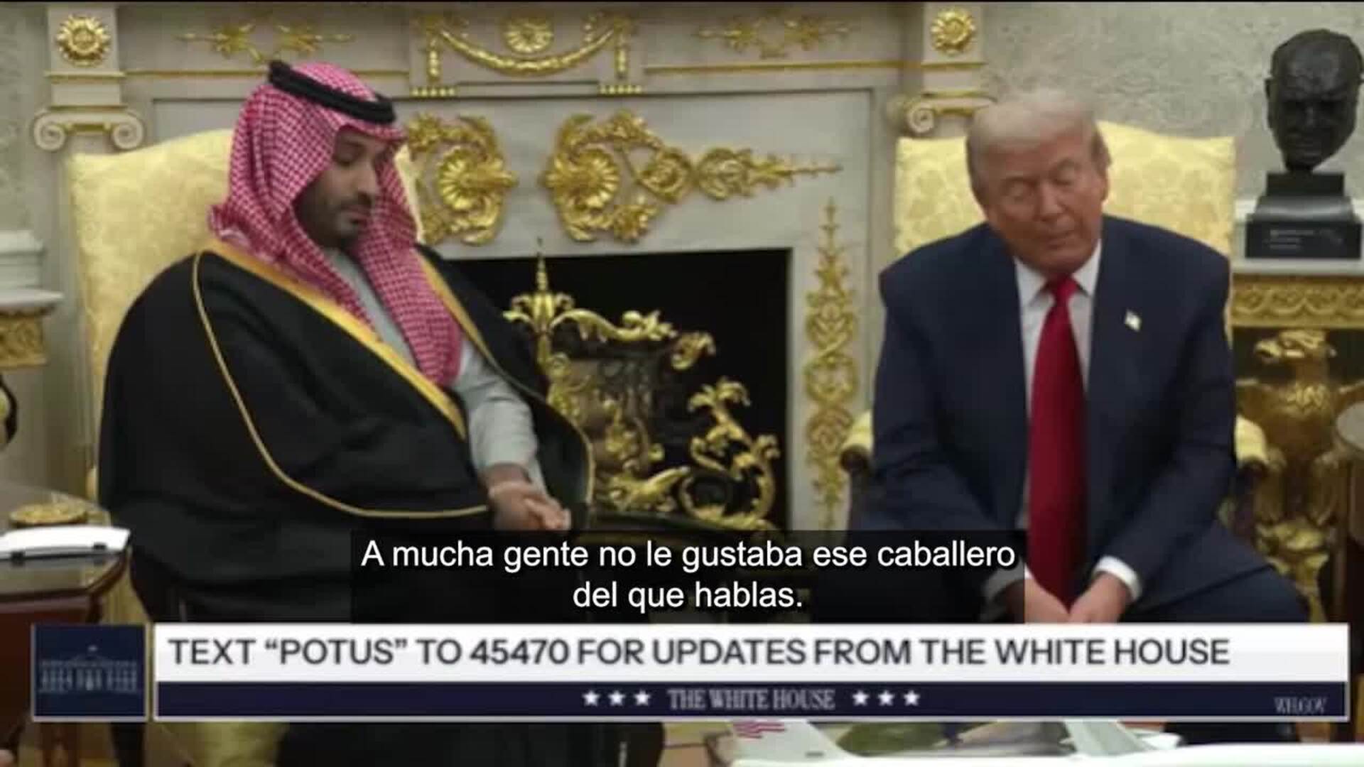 Trump dice que Bin Salmán "no sabía nada" del asesinato de Jashogi