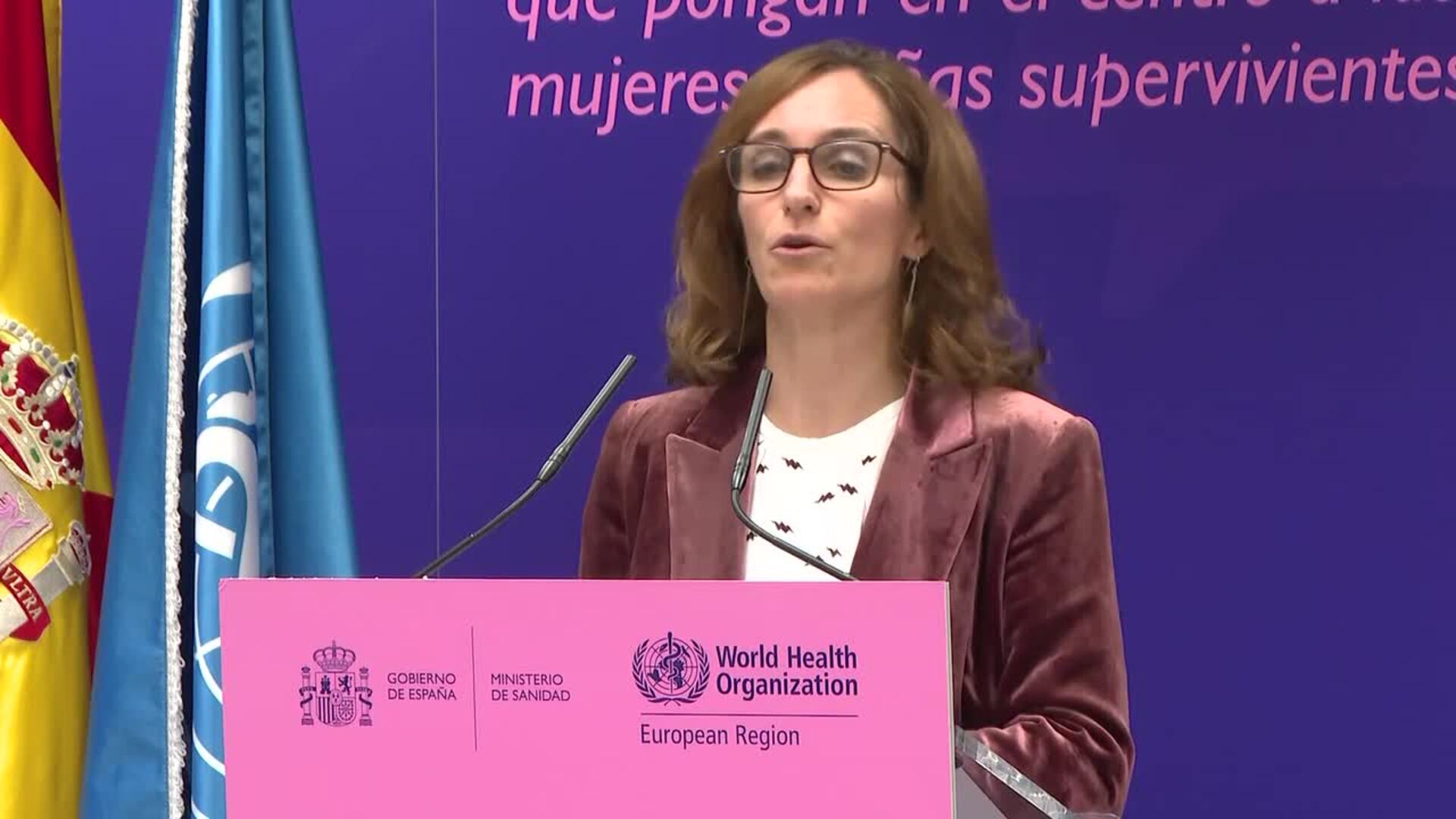 García: "Un 29% de mujeres en Europa han sufrido violencia física o sexual por su pareja"