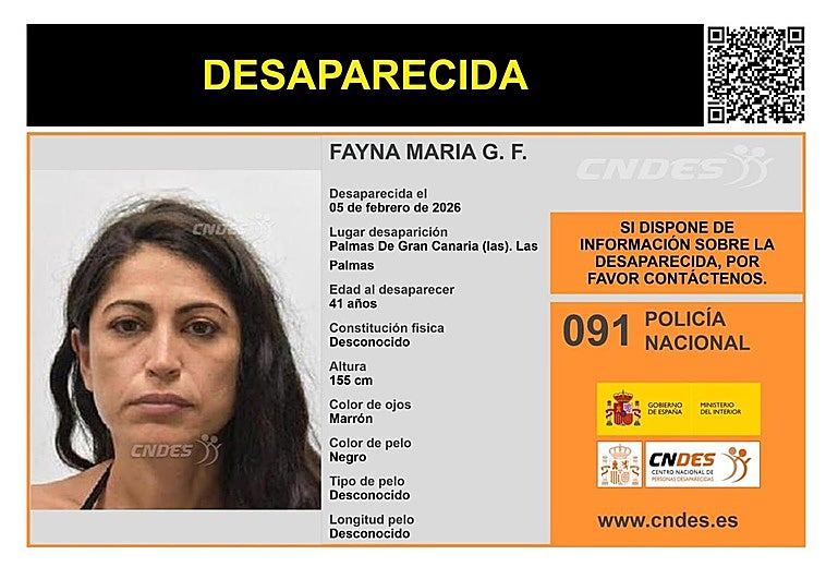 La Policía Nacional busca a una mujer de 41 años desasaparecida en Las Palmas de Gran Canaria