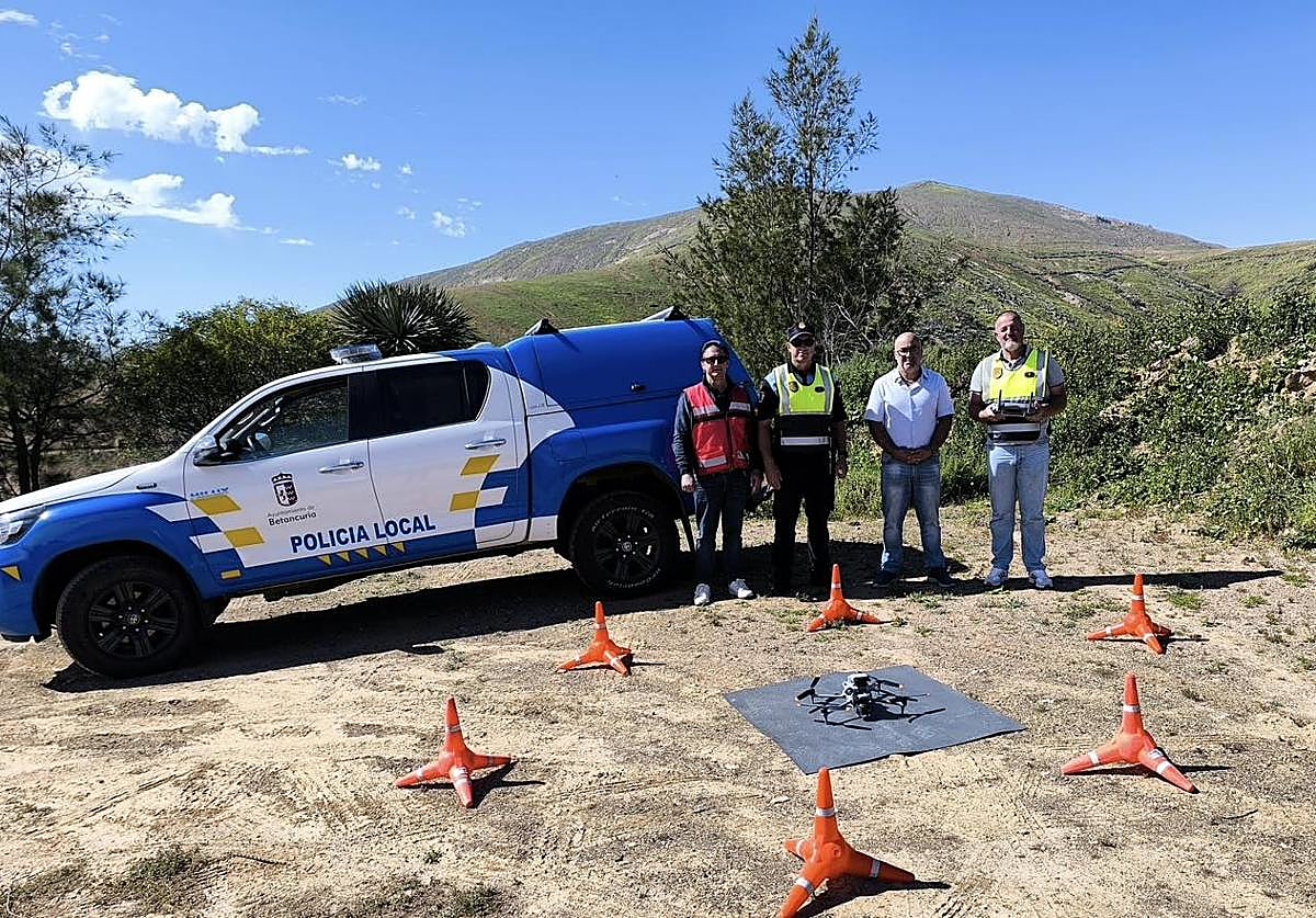 Betancuria Local Police Debuts New Drone