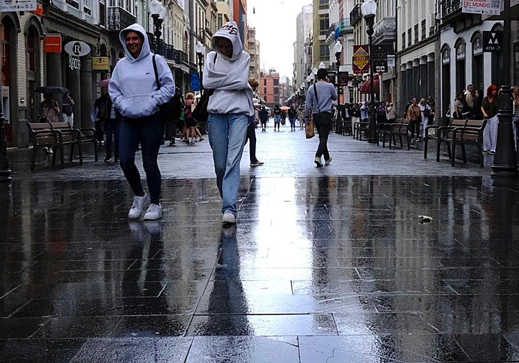 Avisos por lluvia, viento y mala mar para este jueves en Canarias