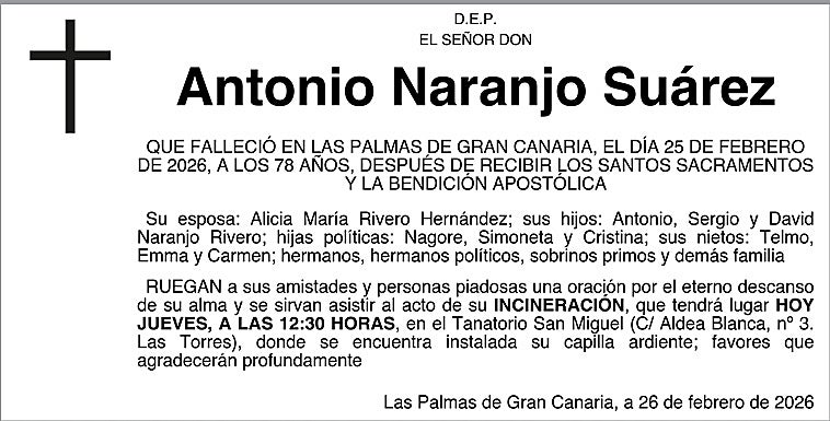 Antonio Naranjo Suárez