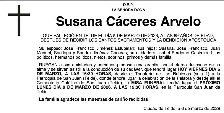 Susana Cáceres Arvelo