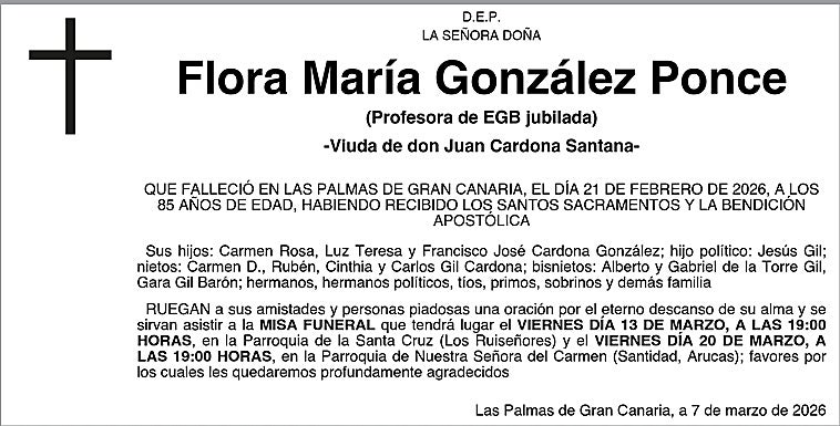 Flora María González Ponce