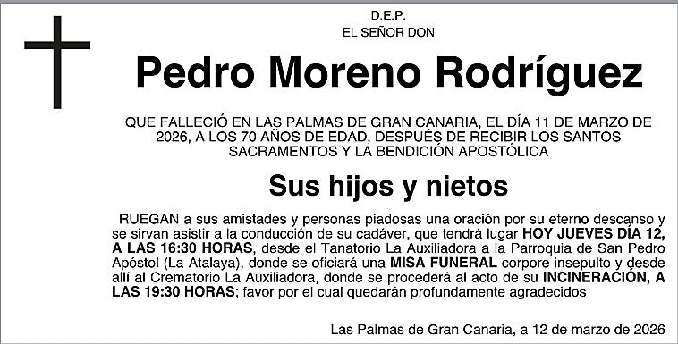 Pedro Moreno Rodríguez