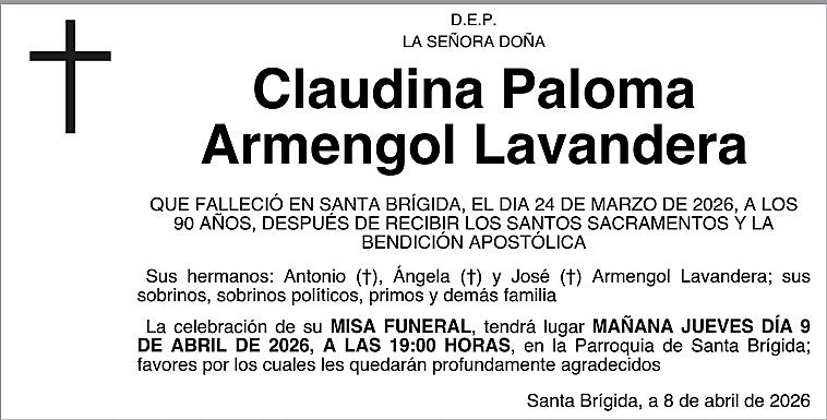 Claudina Paloma Armengol Lavandera