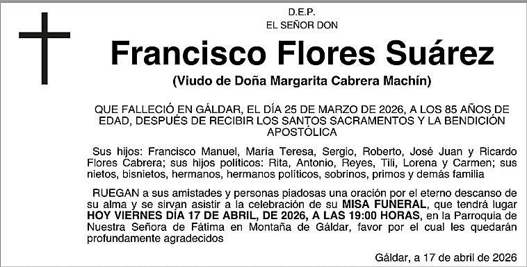 Francisco Flores Suárez