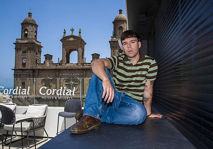 El artista Pedro Luis Domínguez Quevedo.