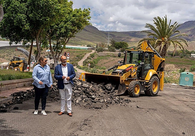 Santa Lucía ejecuta la repavimentación de 38 calles