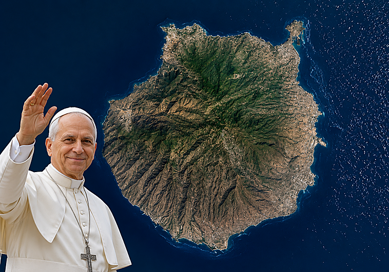 Mapa del recorrido del papa en Gran Canaria: del muelle de Arguineguín al Estadio