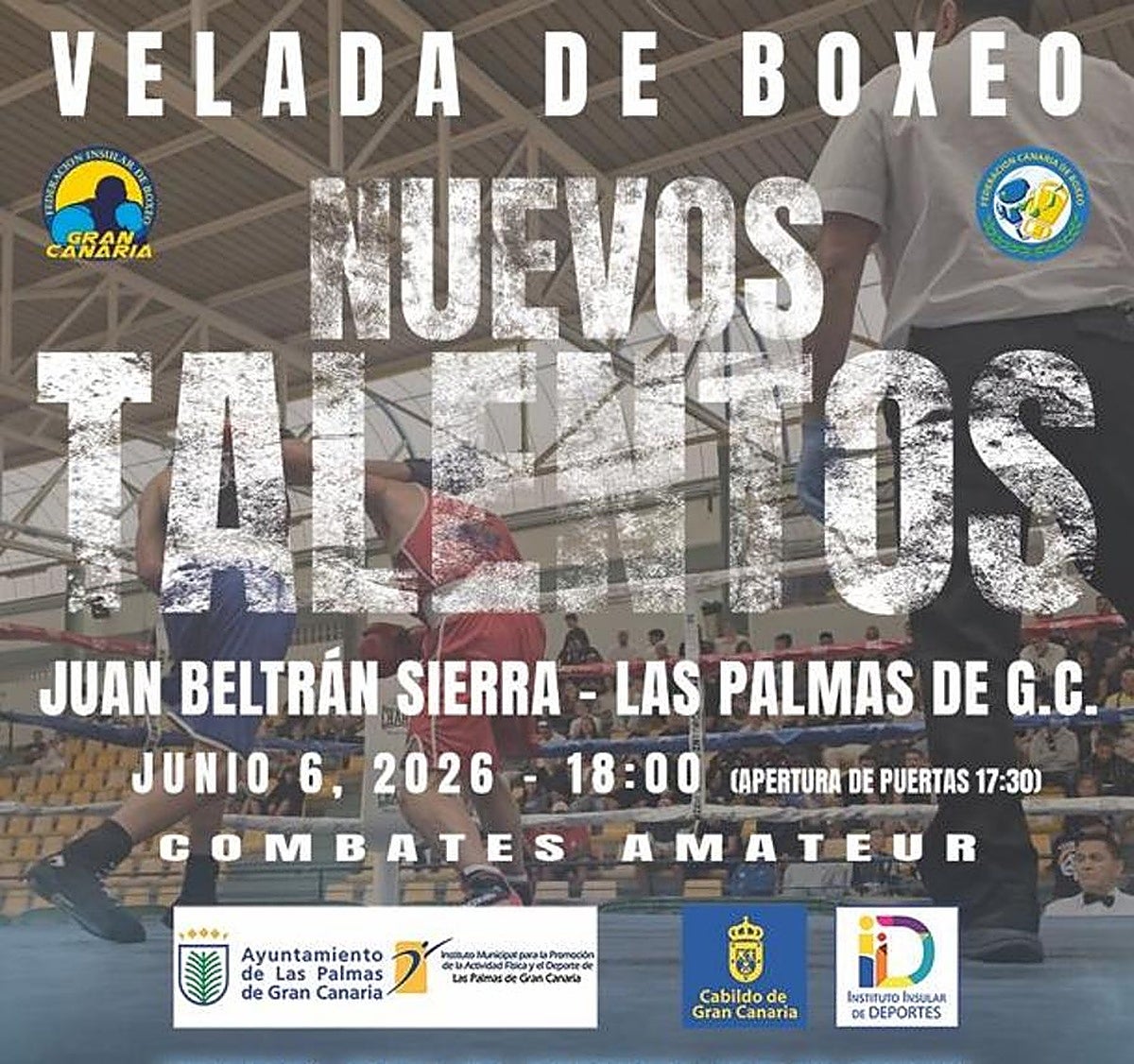 CANARIAS7 sortea 5 entradas dobles para la velada de boxeo Nuevos Talentos CANARIAS7 sortea 5 entradas dobles para la velada de boxeo Nuevos Talentos
