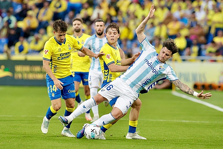 UD Las Palmas – Málaga: partido, goles y resultado, en directo