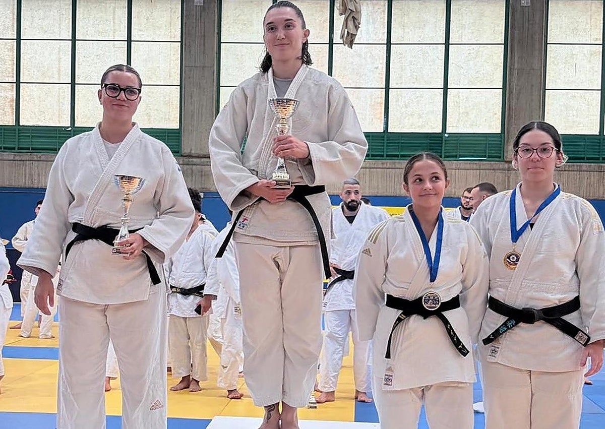 El judo grancanario brilla con fuerza en el Autonómico absoluto y de veteranos