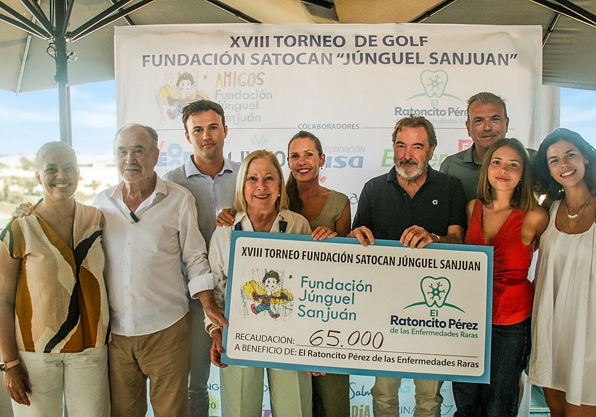 El Torneo Solidario de Golf de la Fundación Satocan bate récord de recaudación con 65.000 euros a favor de la investigación de enfermedades raras