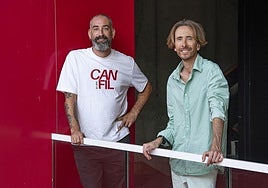 A la izquierda, Alejandro Mederos, director de la microcredencial CAN FIL y Antonio José Rodríguez Pérez, rector de la Universidad Fernando Pessoa Canarias