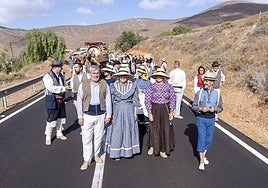 Romería-Ofrenda en honor a La Virgen de la Peña.