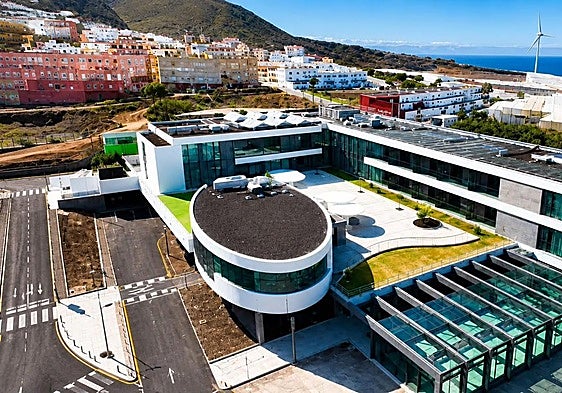Vista aérea del centro sociosanitario Tarazona.