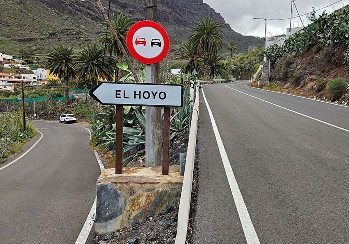 El Cabildo licita por 500.000 euros las obras para garantizar la seguridad de un talud junto a la carretera de La Aldea