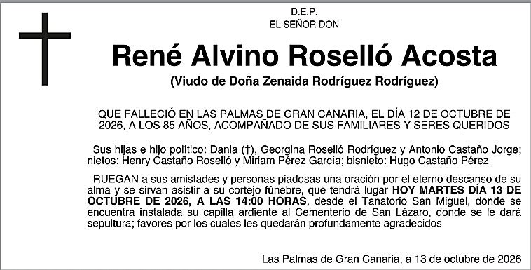 René Alvino Roselló Acosta