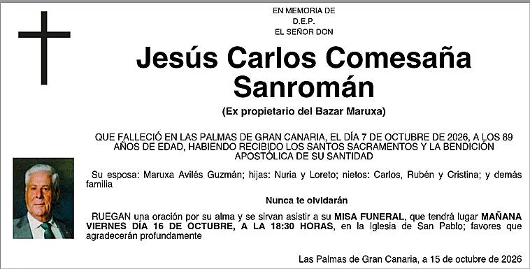 Jesús Carlos Comesaña Sanromán