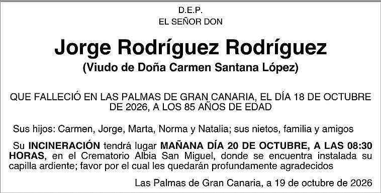 Jorge Rodríguez Rodríguez