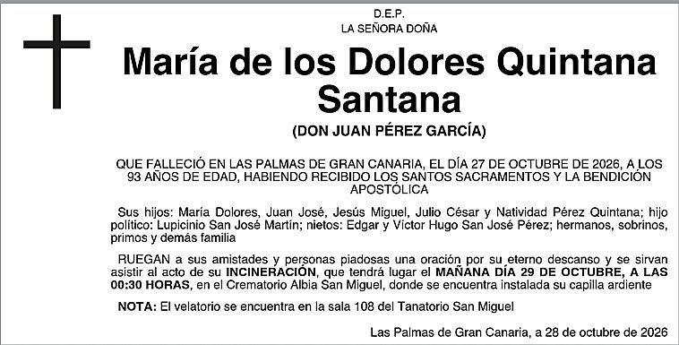 María de los Dolores Quintana Santana