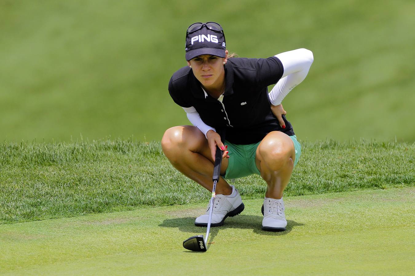 Azahara Muñoz en el Campeonato Kingsmill en Virginia