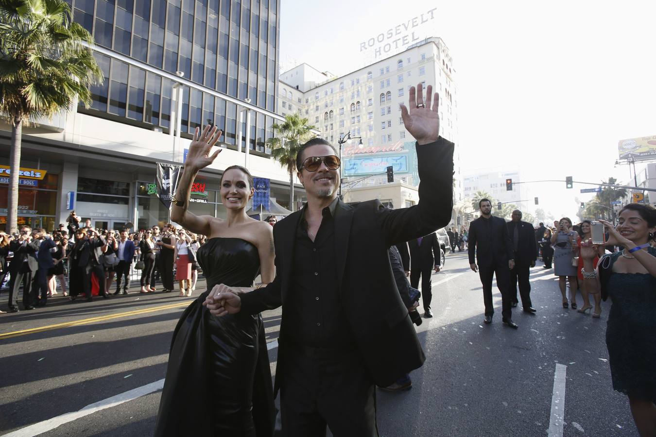 Brad Pitt y Angelina Jolie, en el estreno de &#039;Maléfica&#039;
