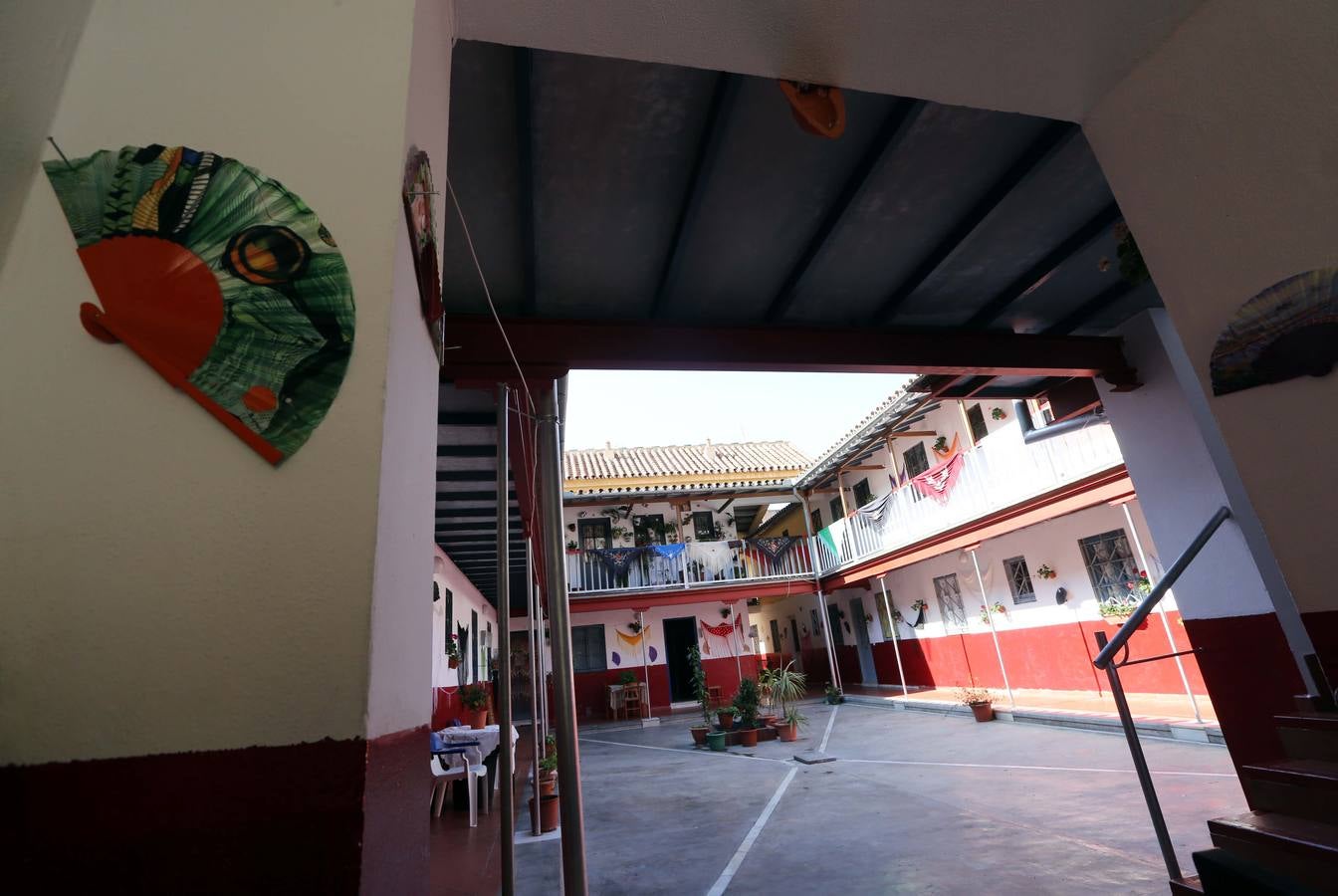 Vista del corralón de la calle Feijó.