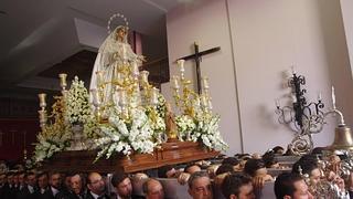 La Virgen del Rocio, recorre la Victoria