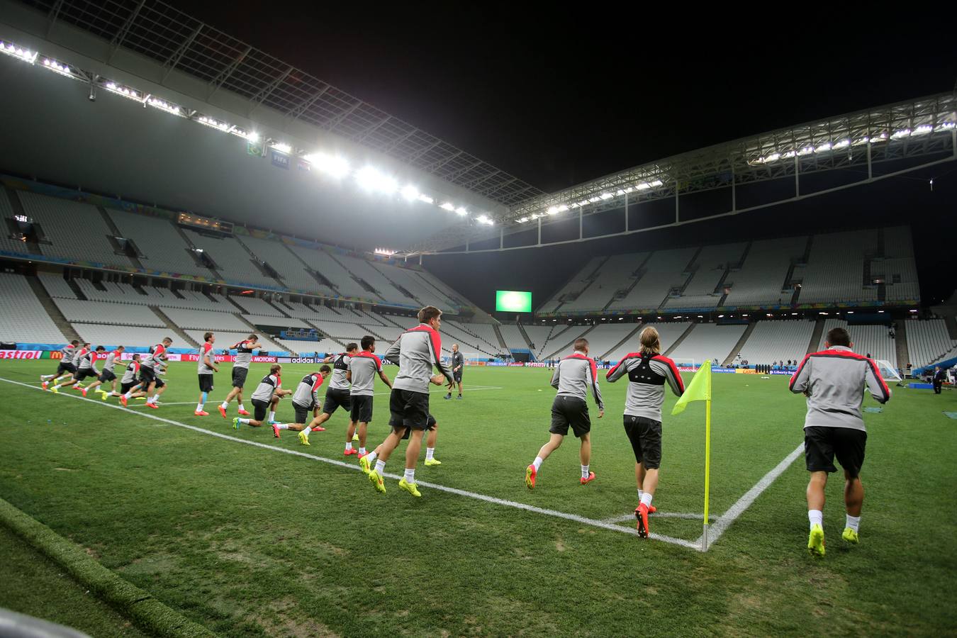 Croacia se entrena para su estreno en el Mundial