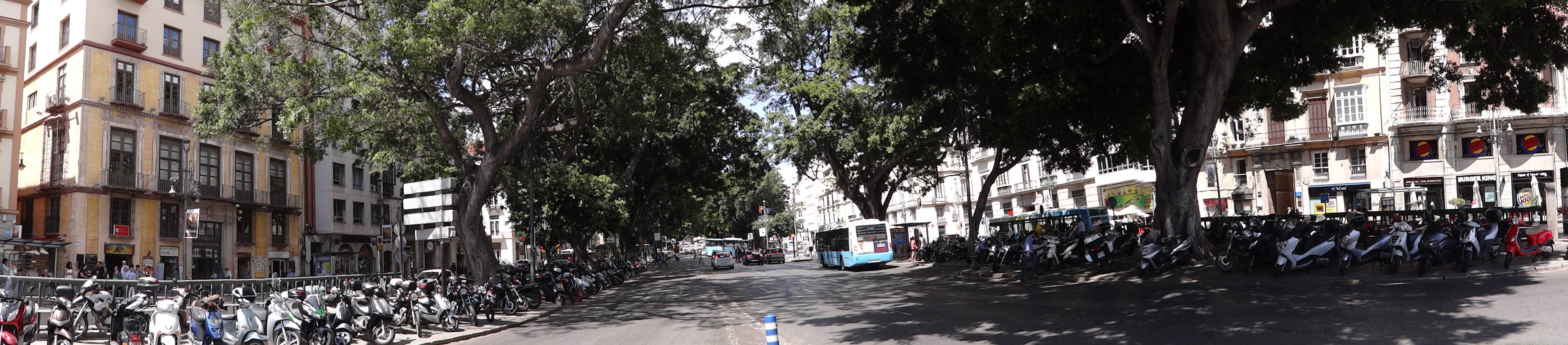 Málaga, a través de fotos panorámicas