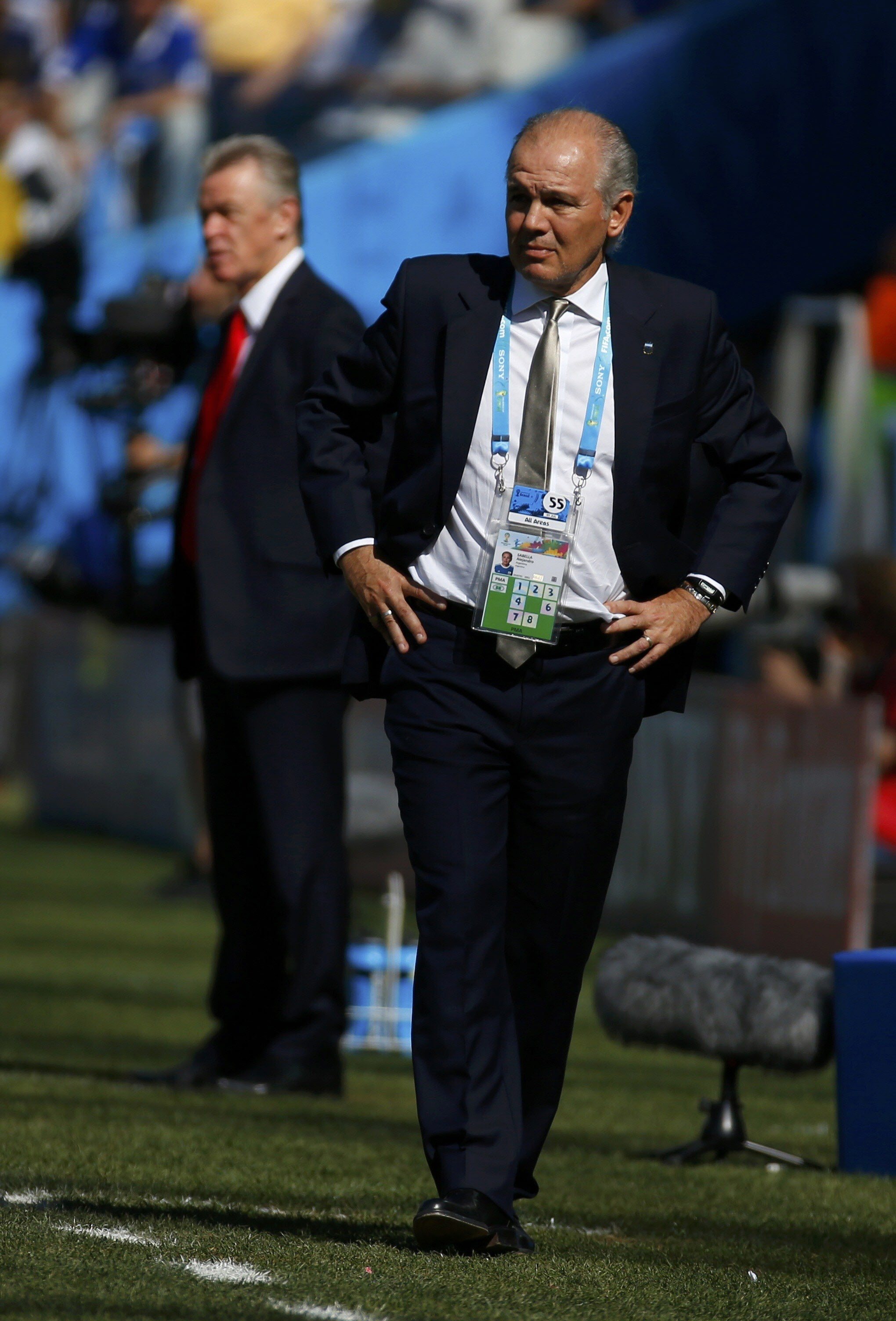 Alejandro Sabella, técnico de la selección argentina.