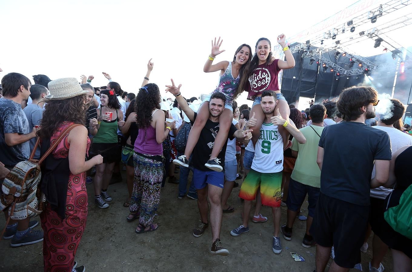 Dándolo todo en Torre del Mar