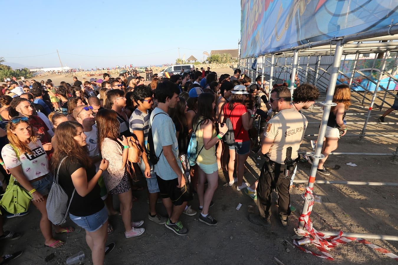 Dándolo todo en Torre del Mar