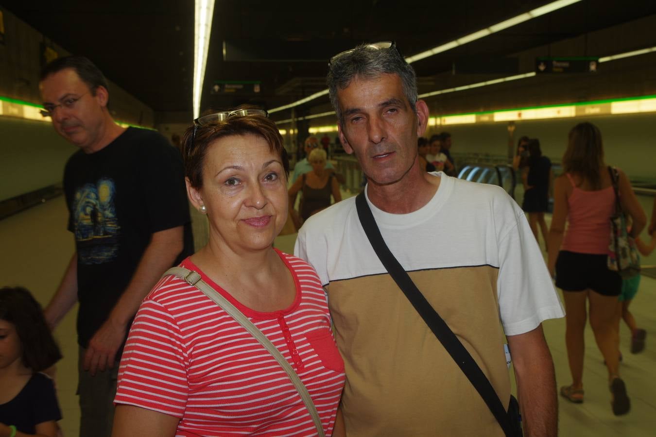 30 de julio de 2014: Yo estuve en la inauguración del metro de Málaga (I)