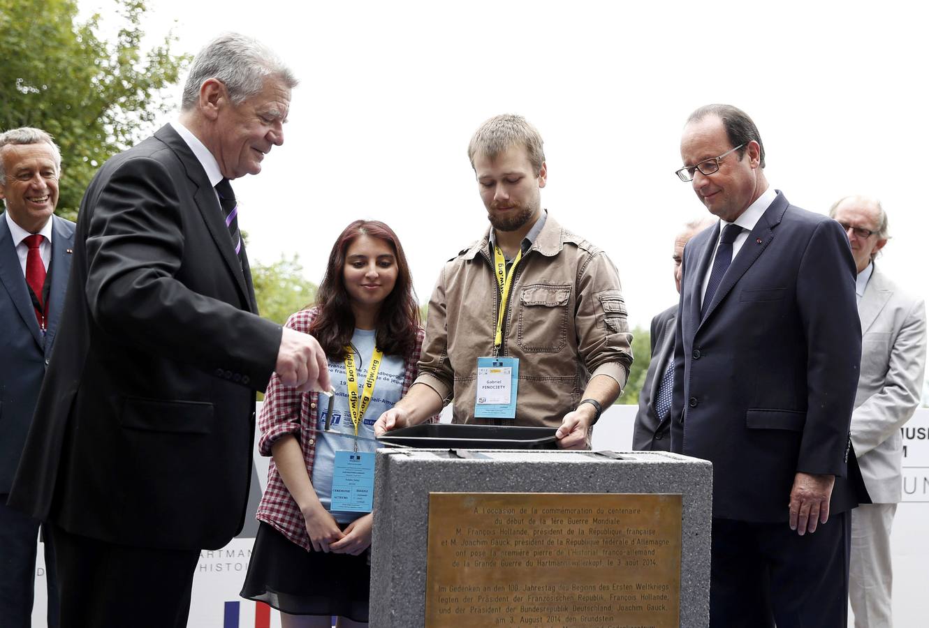 Francia y Holanda celebran el centenario de la Primera Guerra Mundial