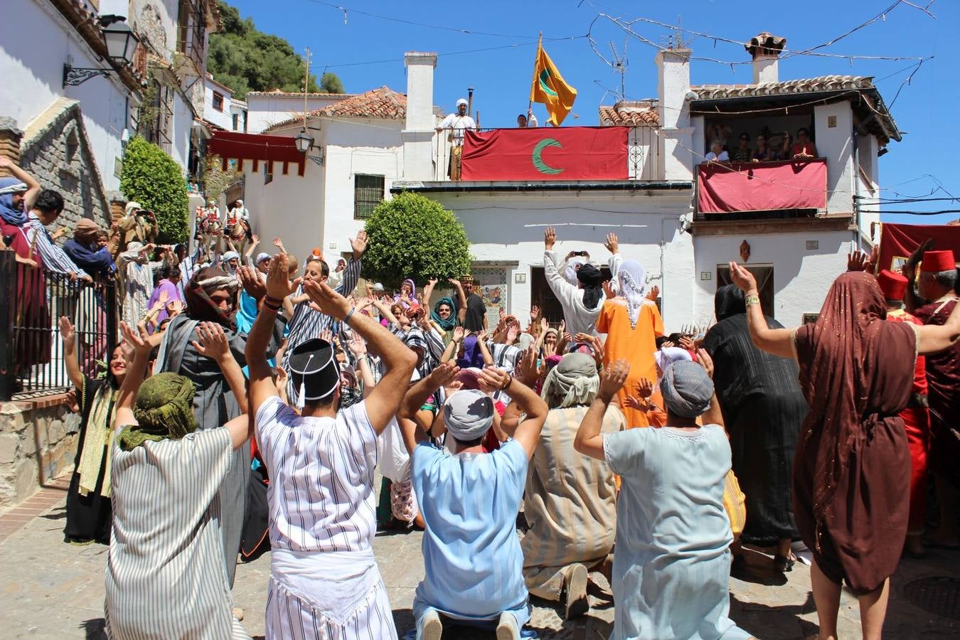 Benalauría celebra su fiesta de Moros y Cristianos