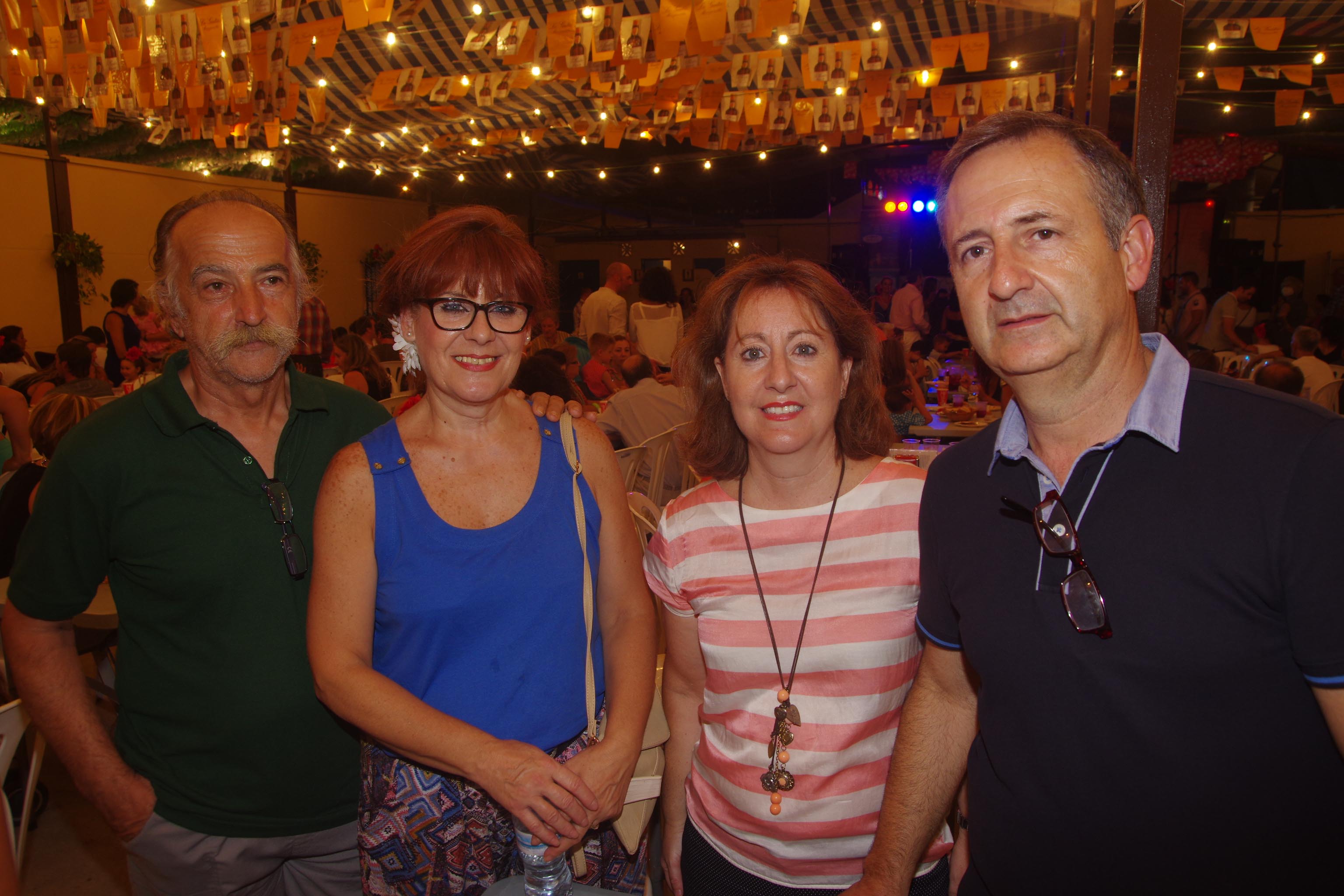 Manuel Rey, Ana Castillo, Inma Castillo y Sebastián Artacho.