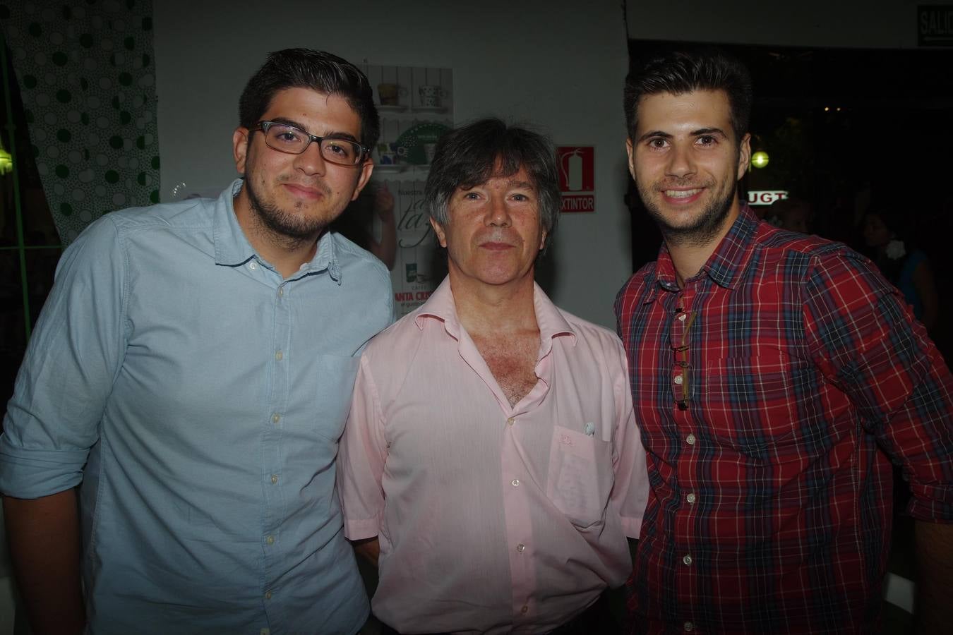 Saúl García, José Miguel Ruiz y Javier Carrillo.