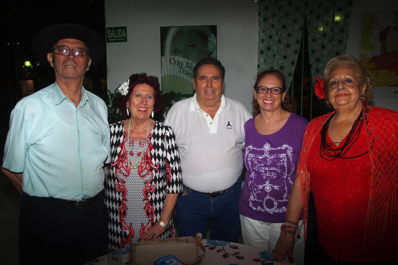 Julián Torres, María del Carmen Núñez, Enrique López, Mariví Guzmán y Consuelo Soriano.