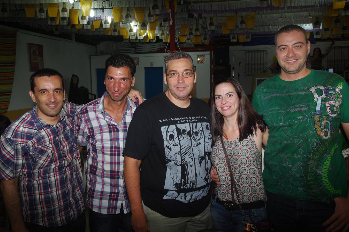 José Antonio Martín, Raúl Triano, Francisco Contreras, Esther Casado y Carlos Dueñas (Peña Miraflores).