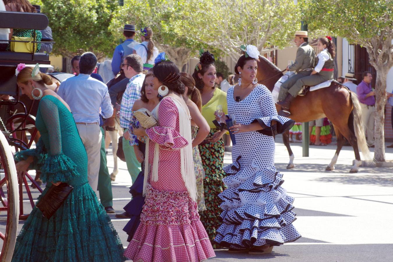 Viernes de feria en el real de Cortijo de Torres