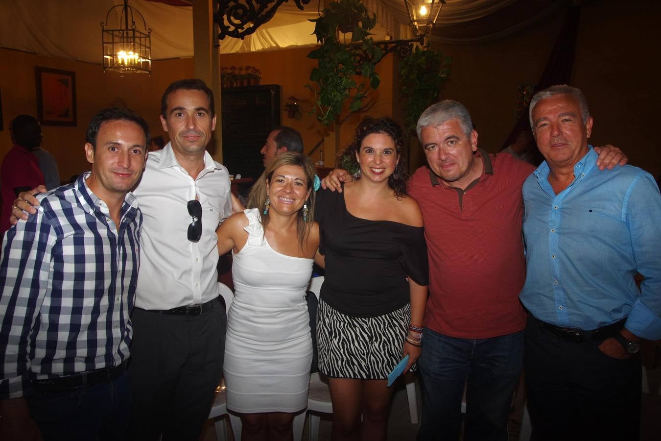 La Espiga. José Miguel Gómez, Francisco Moreno, Eva Mota, Elena López, Paco Pérez y Francisco Gutiérrez