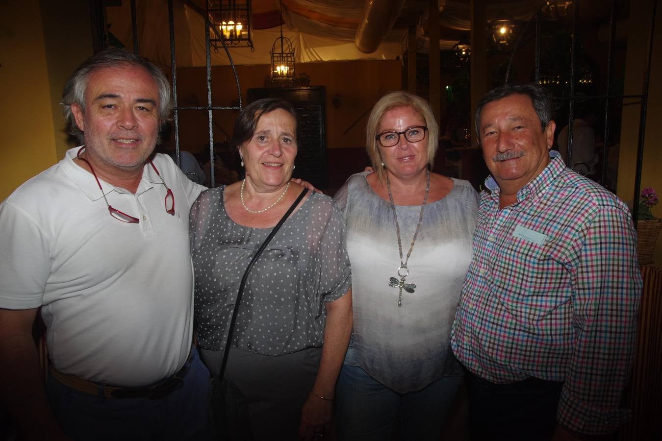 La Espiga. José Luis González, María Victoria Montero, Mamen Pizarro y Mané Espinosa